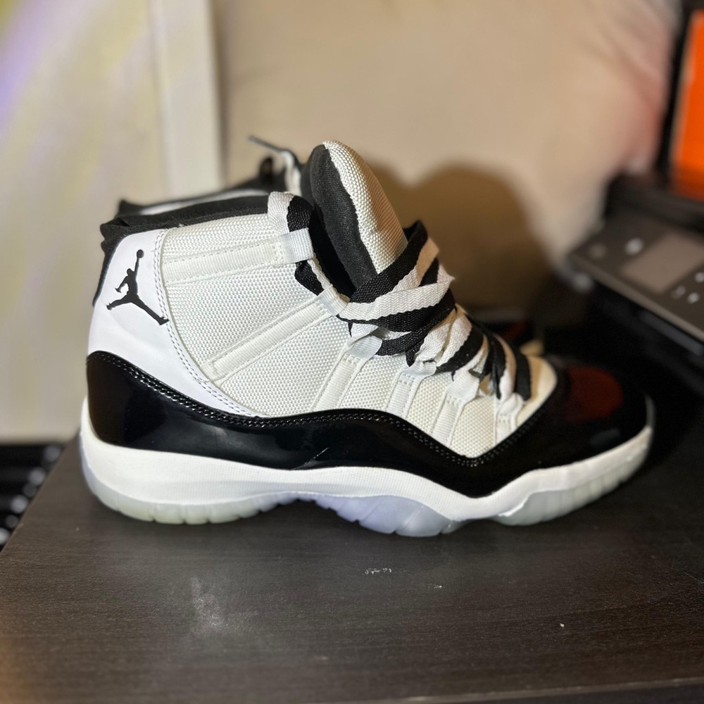 Jordan 11 High Tops in Black and White